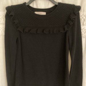 Loft Ruffled Sweater Size S